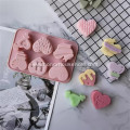 silicone 6 love Valentine's Day cake mold